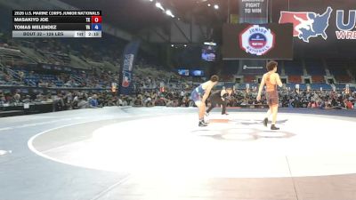 126 lbs Champ. Rd Of 128 - Masakiyo Joe, Texas vs Tomas Melendez, Virginia