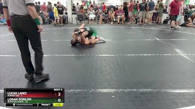 100 lbs Round 3 (4 Team) - Lucas Lanci, Pursuit WA vs Logan Donlon, Ruthless White