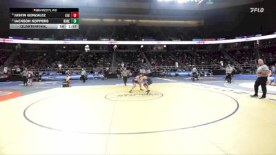 I-160 lbs Quarterfinal - Jackson Koppers, Rush Henrietta vs Justin Gonzalez, Clarke