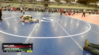 105 lbs Champ. Round 2 - Landon Tomlinson, Desoto Dragons Wrestling Club-AA  vs Brady Jones, Phenom Wrestling-AAA