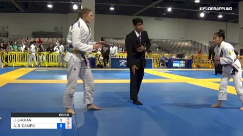 JESSAMINE JADA-KHAN vs AMY SCOT-CAMPO 2019 American National IBJJF Jiu-Jitsu Championship