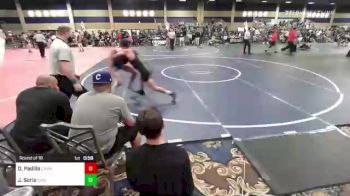 145 lbs Round Of 16 - Devin Padilla, Camas WC vs Julius Soria, Chino WC