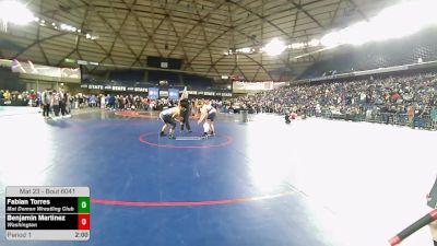 215 lbs Quarters - Fabian Torres, Mat Demon Wrestling Club vs Benjamin Martinez, Washington