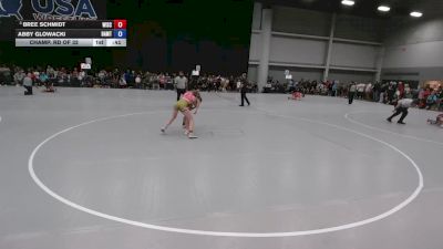 115 lbs Champ. Rd Of 32 - Bree Schmidt, Wisconsin vs Abby Glowacki, B.A.M. Training Center