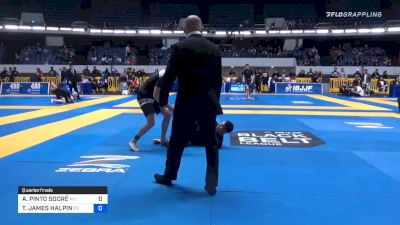 ALEXSSANDRO PINTO SODRÉ vs THOMAS JAMES HALPIN 2019 World IBJJF Jiu-Jitsu No-Gi Championship