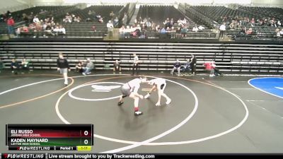 141 lbs Cons. Round 5 - Eli Russo, Jordan High School vs Kaden Maynard, Layton High School