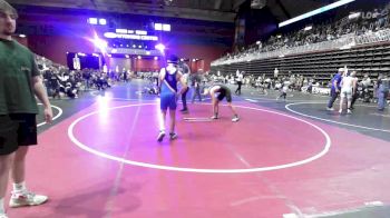 156 lbs Semifinal - Andrew Entel, Casper WC vs Caleb Johnson, Eastside United