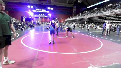 156 lbs Semifinal - Andrew Entel, Casper WC vs Caleb Johnson, Eastside United