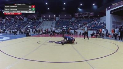 149 lbs Champ. Round 2 - Paul Johnson, Andrew College vs Toby Shipman, Missouri Valley