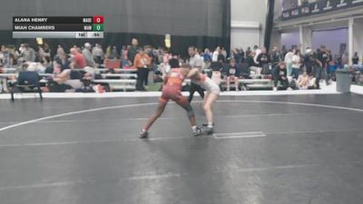 125 lbs Cons. Sub-rd Of 16 - Miah Chambers, Maw vs Alana Henry, Major Decision