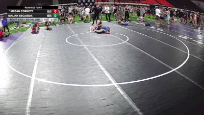 95-100 lbs Champ. Round 3 - Megan Cornett, Alaska vs Maliah Escajeda, Nevada