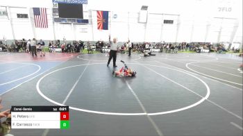 46 lbs Consolation - Hekili Peters, LV Bear Wrestling Club vs Frankie Carrasco, Tucson Cyclones