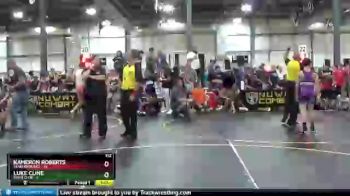 112 lbs Semis & 1st Wrestleback (8 Team) - Kameron Roberts, Team Iowa Red vs Luke Cline, Fight Club