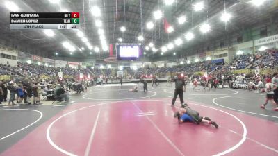 87 lbs 5th Place - Ivan Quintana, No Team vs Damien Lopez, Team Garcia