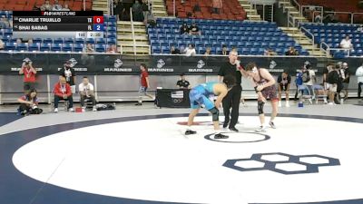 132 lbs Cons. Rd Of 16 - Charlie Trujillo, Texas vs Shai Sabag, Florida