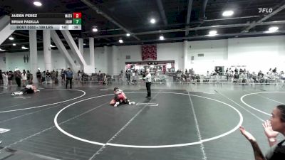 95 lbs 2nd Place - Dominic Marmolejo, Gold Rush Wr Ac vs Joshua Perez, El Paso Wildcats WC