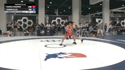 67 kg Quarters - Joshua Requena, BTSLA/ Titan Mercury Wrestling Club vs Legend Ellis, Threestyle Wrestling