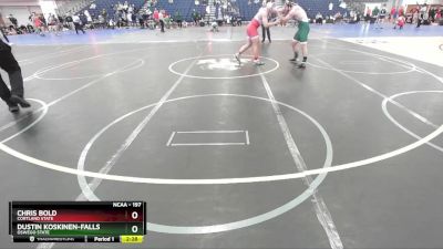 197 lbs Cons. Round 3 - Dustin Koskinen-Falls, Oswego State vs Chris Bold, Cortland State