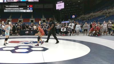 110 lbs Cons. Sub-semis - Eva Zimmerman, Utah vs Elizabeth Valenzuela Smith, Arizona
