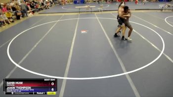 190 lbs Round 1 - Jaxon Thompson, Grand Rapids Screaming Yetis Wrestling Club vs Samir Muse, Wayzata