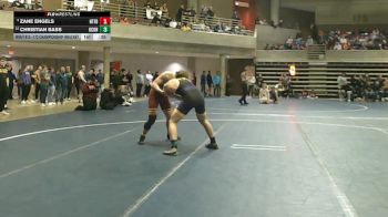 172 Championship Bracket Cons. Round 6 - Christian Bass, Oconomowoc vs Zane Engels, Northfield