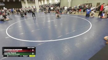 80 lbs Champ. Round 2 - Austin Peach, Askren Wrestling Academy vs Grayson Schroeder, MN Elite Wrestling Club