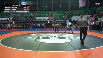 5A 132 lbs Semifinal - Fabian Kearse, Lincoln vs Jackson Dupree, Scottsboro