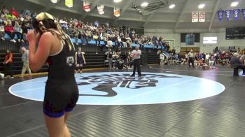 135 lbs Quarterfinal - Ceanna White, BCLUW-SH vs Mallory Warden, BGM, Brooklyn