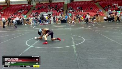 76 lbs Quarterfinal - Bentley Pope, Bulldawg Wrestling Club vs Owen Neff, Donahue