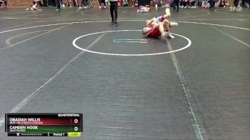 96 lbs Quarterfinal - Camden Hook, Unattached vs Obadiah Willis, Beat The Streets Chicago
