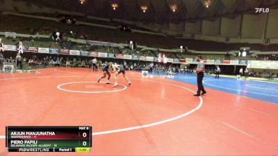 138 lbs Champ Round 1 (16 Team) - Arjun Manjunatha, Independence vs Piero Papili, Delaware Military Academy