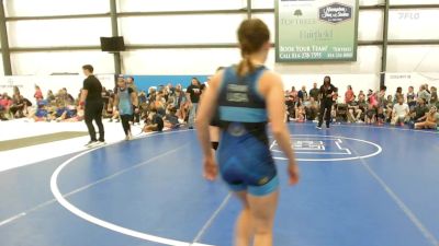 53 lbs Rr Rnd 6 - Cora Flahive, VA Killers - W vs Celine Frank, Michigan Wrestling Academy - W