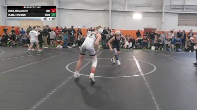 92 lbs Round 1 (8 Team) - Isaiah Evans, Neighborhood Wrestling vs Luke Hageman, CP Wrestling
