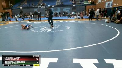 32-37 lbs Round 5 - Lennon Hardey, Bonneville Wrestling vs Rockwell Robinson, Empire Battle School