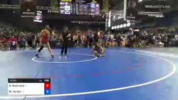 127 lbs Consi Of 16 #2 - Nicole Redmond, Kansas vs Mikayla Herber, Texas