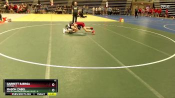 105 lbs Semis (4 Team) - Mason Zabel, PEM (Plainview/Elgin/Millville) vs Garrett Bjerga, Staples