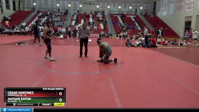 165 lbs Placement (16 Team) - Nathan Eaton, Mcadory vs Cesar Martinez, Homewood Hs