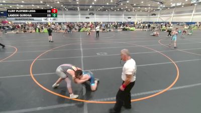138 lbs Quarterfinal - Landon Quiroga, Unattached vs Clint Plotner-legg, Unattached
