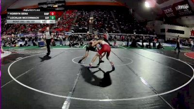 6A 132 lbs Cons. Round 2 - Korbyn Sena, Nampa vs Lochlan McCormack, Capital