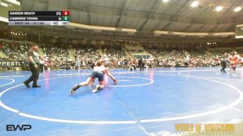 157 lbs Semifinal - Gannon Beach, Steller Trained vs Cameron Young, Alber Athletics