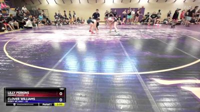 140 lbs Round 3 (10 Team) - Lilly Perkins, Midwest Misfitz vs Clover Williams, Husky WC Navy