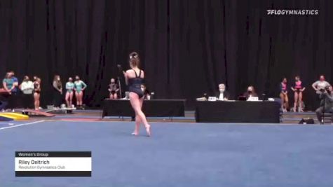 Riley Deitrich - Women's Group, Revolution Gymnastics Club - 2021 Women's Xcel Region 4 Championships