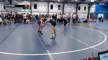 Silver 157 lbs 1st Place Match - Preston Klostermann, Upper Iowa vs Cole Dummer, Augsburg College