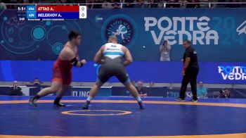 130 kg Final 3-5 - Aden Ikaika Hammar Attao, United States vs Aleksandr Melekhov, Individual Neutral Athletes