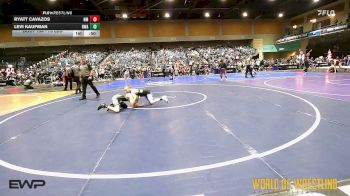 73 lbs Consi Of 8 #2 - Ryatt Cavazos, New Mexico vs Levi Kaufman, Roundtree Wrestling Academy