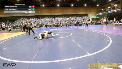 73 lbs Consi Of 8 #2 - Ryatt Cavazos, New Mexico vs Levi Kaufman, Roundtree Wrestling Academy