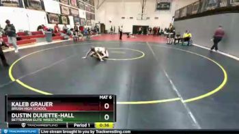 98 Boys Cons. Semi - Kaleb Grauer, Brush High School vs Dustin Duuette-Hall, Betterman Elite Wrestling