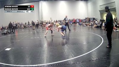 109 lbs Round 3 (8 Team) - Symone Woods, Backyard Brawlers vs Hudson Mcfate, MF Dynasty