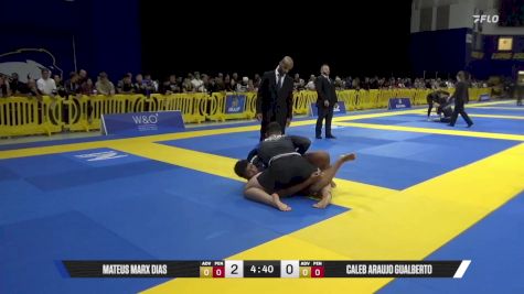 Caleb Araujo Gualberto vs Mateus Marx Dias 2025 Pan IBJJF Jiu-Jitsu No-Gi Championship