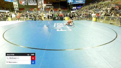 100 lbs Rnd Of 64 - Lazarus McEwen, WA vs Preston Morrison, IL